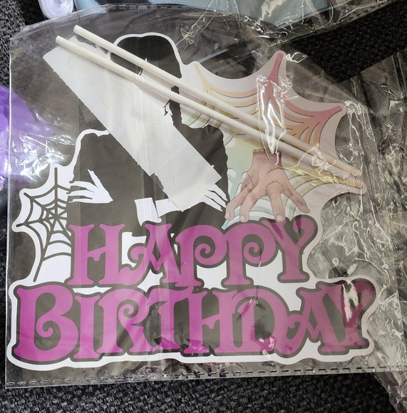 Wednesday Birthday Decorations Bundle - Picture 11 of 17